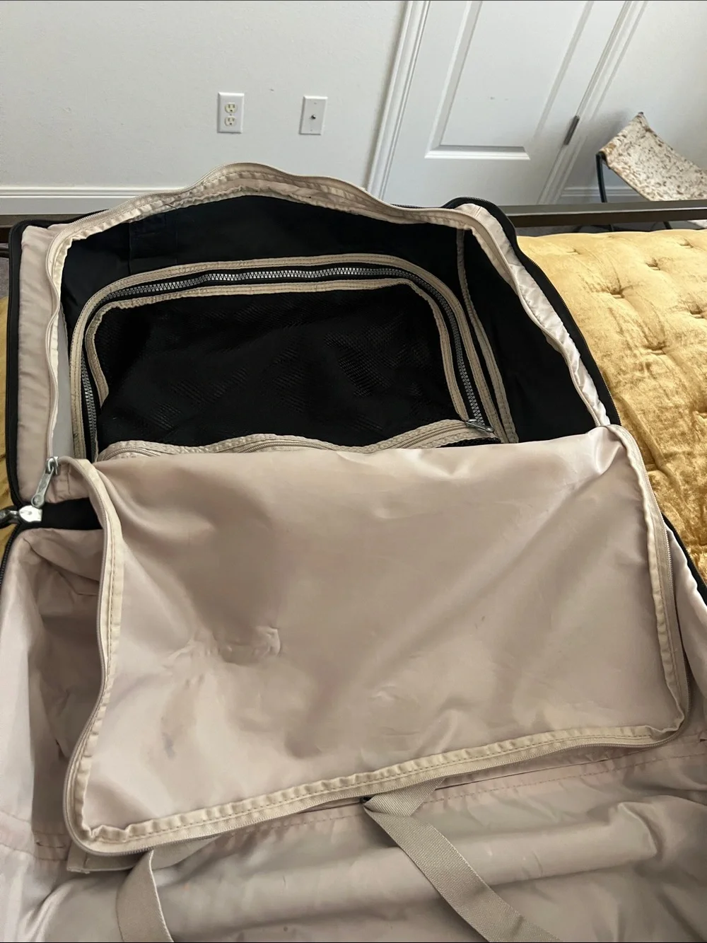 Kipling Classic Black Rolling Travel Duffle Bag -  Carry-On